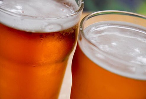 Beer is high in calories and may help you grow a "beer belly."
