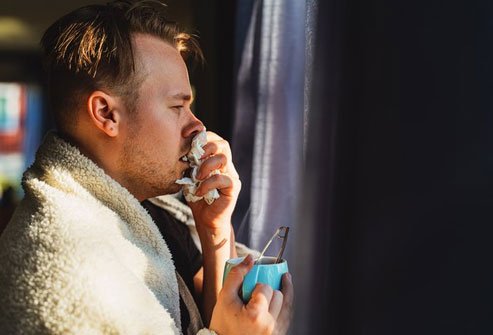 The cold virus can affect the airways.