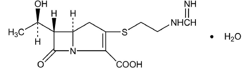 Imipenem Structural Formula  - Illustration