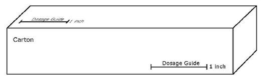 Dosing line on the carton - Illustration