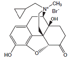 RELISTOR® (methylnaltrexone bromide) Structural Formula  - Illustration