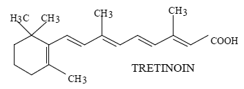 RENOVA (tretinoin) structural formula illustration