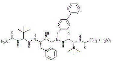 REYATAZ® (atazanavir) Structural Formula Illustration