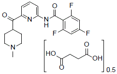 REYVOW (lasmiditan) Structural Formula Illustration