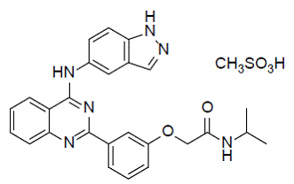 REZUROCK™ (belumosudil) Structural Formula - Illustration