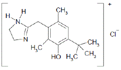 RHOFADE™ (oxymetazoline hydrochloride) Structural Formula Illustration