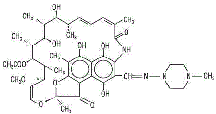 Rifampin - Structural Formula Illustration
