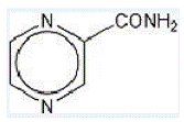 Pyrazinamide - Structural Formula Illustration