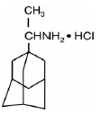 Flumadine®
(rimantadine hydrochloride) Structural Formula Illustration
