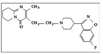 RISPERDAL®CONSTA® (risperidone) Structural Formula Illustration