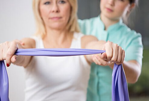 The first line of treatment for rotator cuff injuries that are mild to moderate includes rest, ice, and anti-inflammatory medications such as NSAIDs including ibuprofen (Advil, Motrin).