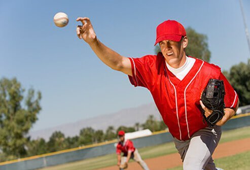Use of the arm in such a position causes repetitive trauma to the rotator cuff muscles and tendons.