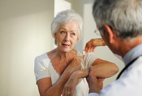 Any time you have an acute shoulder injury, or chronic shoulder or arm pain, you should see a doctor for a diagnosis and treatment.