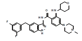 ROZLYTREK (entrectinib) Structural Formula - Illustration