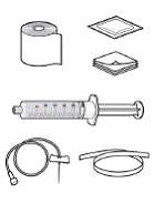 Once you have withdrawn your dose, turn the vial right side up and place on a flat surface. Disconnect the syringe by gently pulling and rotating counterclockwise - Illustration