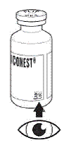 Inspect the RUCONEST vial. Do not use if - Illustration