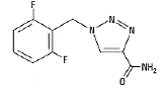 RUFINAMIDE Structural Formula Illustration