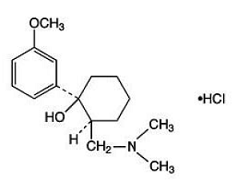 RYBIX™ ODT (tramadol hydrochloride) Structural Formula - Illustration