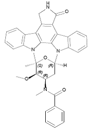 RYDAPT® (midostaurin) Structural Formula Illustration