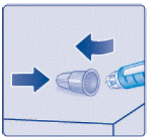 Pull the needle out of your skin - Illustration