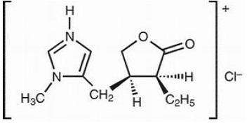 SALAGEN (pilocarpine hydrochloride) Structural Formula Illustration