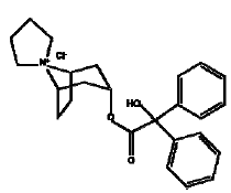 SANCTURA XR®
  (trospium chloride) Structural Formula Illustration