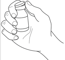 Take the cap off of the LEUKINE vial  - Illustration