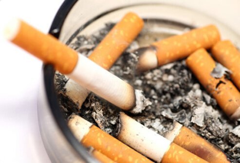 The most common source of secondhand smoke is cigarette smoke.
