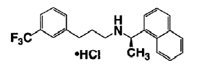 Sensipar (cinacalcet) Structural Formula Illustration