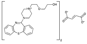 SEROQUEL XR® (quetiapine fumarate) Structural Formula Illustration