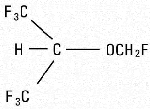 ULTANE® (sevoflurane) Structural Formula Illustration