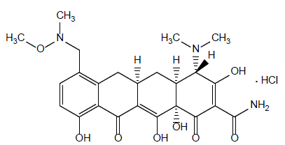 SEYSARA™ (sarecycline) Structural Formula Illustration