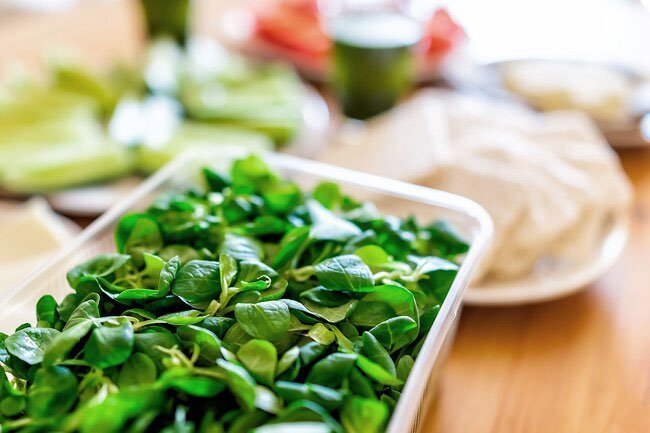 You do not need to rince prewashed salad greens.