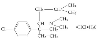 MERIDIA® (sibutramine hydrochloride monohydrate) Structural Formula Illustration