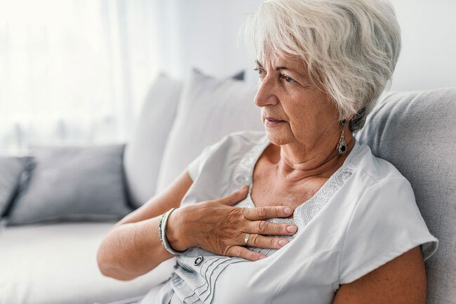 Also called dyspnea, this is another common symptom of COVID-19.