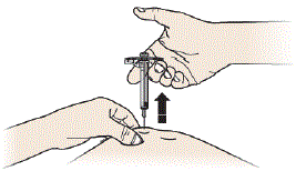 Discard (throw away) the used syringe. - Illustration