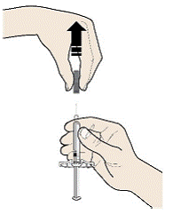 Prepare and clean your injection site. - Illustration