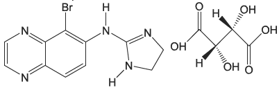 brinzolamide tartrate - Structural Formula Illustration