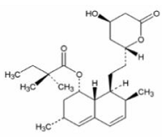 Simvastatin - Structural Formula Illustration