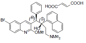 SIRTURO (bedaquiline) Structural Formula Illustration