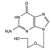 SITAVIG (acyclovir) Structural Formula Illustration