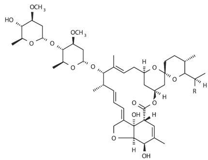 SKLICE (ivermectin) Structural Formula Illustration