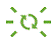 If you see a slowly flashing green
mixing icon and the progress bar is frozen  - Illustration