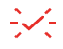 If you see a flashing red check
mark icon - Illustration