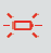 Red flashing icons - Illustration