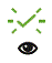 You see  a slowly flashing green check mark icon and the progress bar is frozen - Illustration
