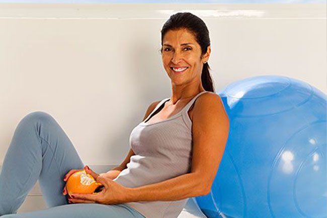 Loss of fat and collagen in the skin during menopause leads to skin sagging.