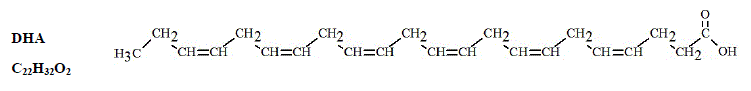 DHA - Structural Formula Illustration