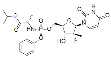 Sofosbuvir - Structural Formula Illustration