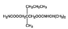 Carisoprodol Structural Formula Illustration